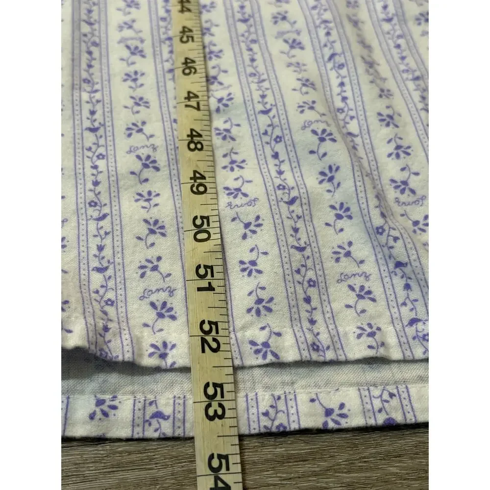 Lanz Salzburg Tyrolean Purple Flower Traditional Long Nightgown S Ballet Cottage
